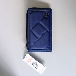 Lug surrey satin vegan leather wallet